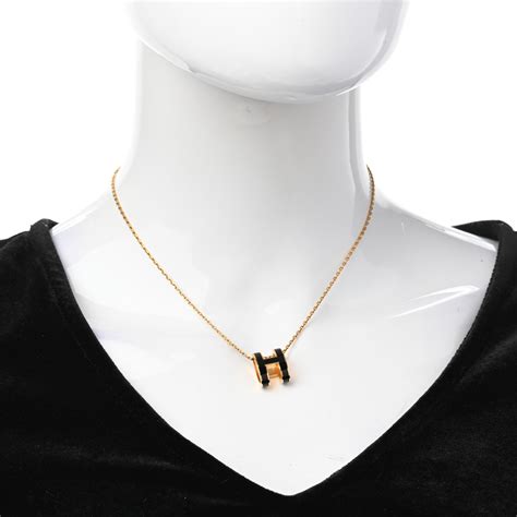 hermes h logo necklace|hermes h necklace on sale.